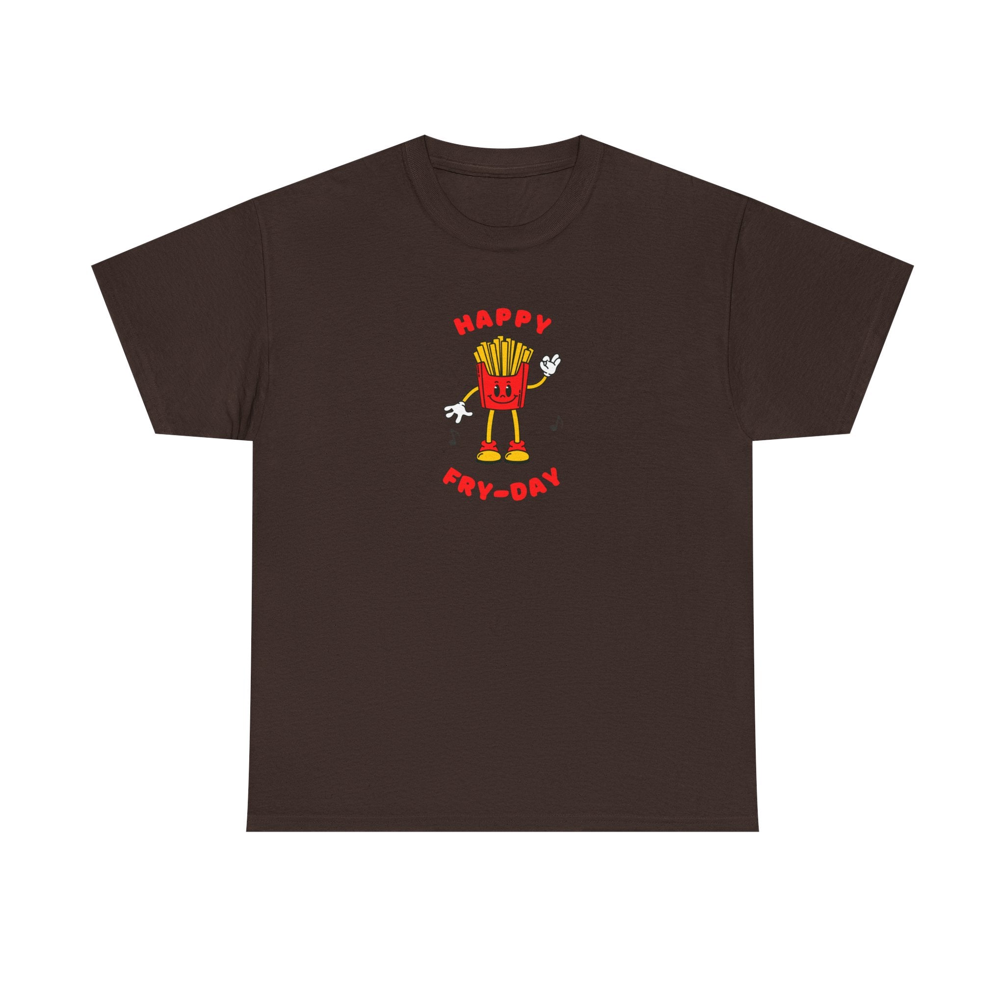 Happy Fry-Day T-Shirt — Cute Dancing Fries Graphic Tee