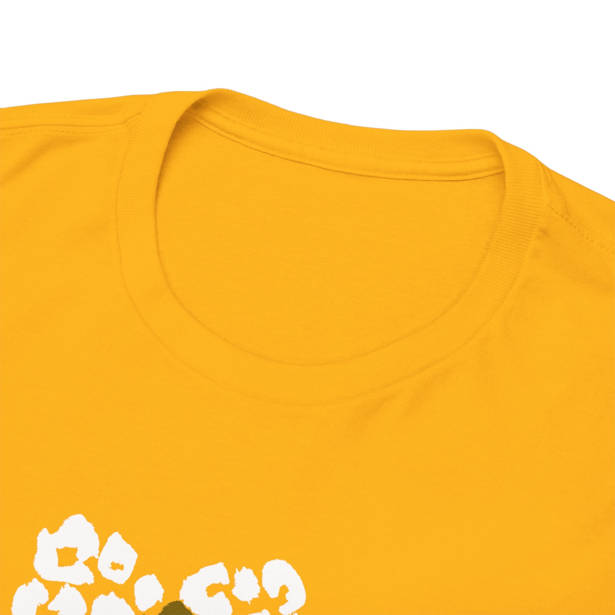Leopard Heart Graphic Tee — Two-Tone Animal Print Heart T-Shirt