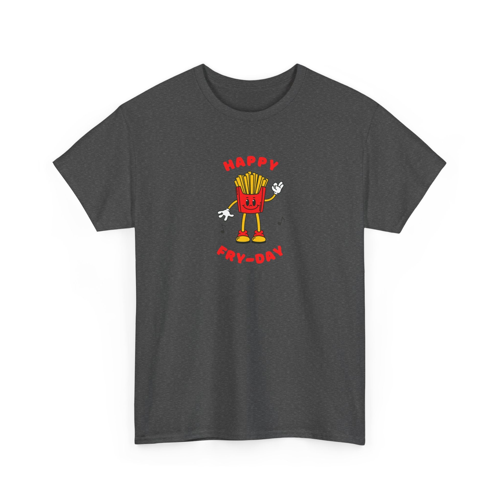 Happy Fry-Day T-Shirt — Cute Dancing Fries Graphic Tee
