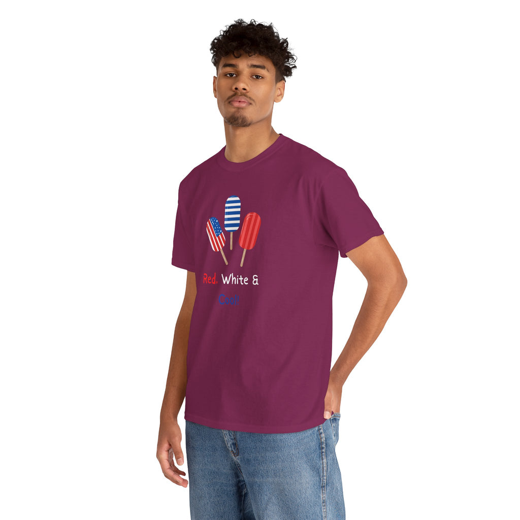 Patriotic Popsicle Tee – "Red, White & Cool" 4th of July T-Shirt