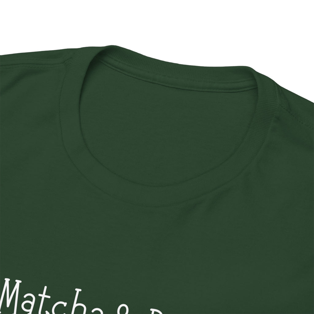 Matcha & Peace Tee — Minimalist Tea Lover Shirt