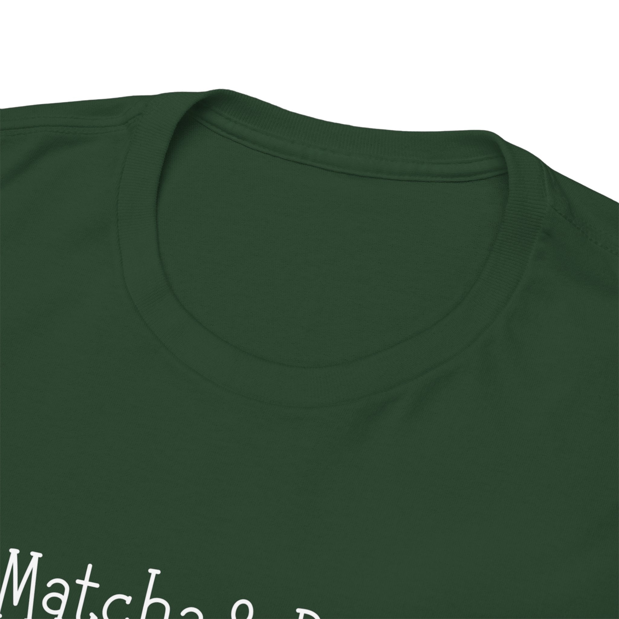 Matcha & Peace Tee — Minimalist Tea Lover Shirt