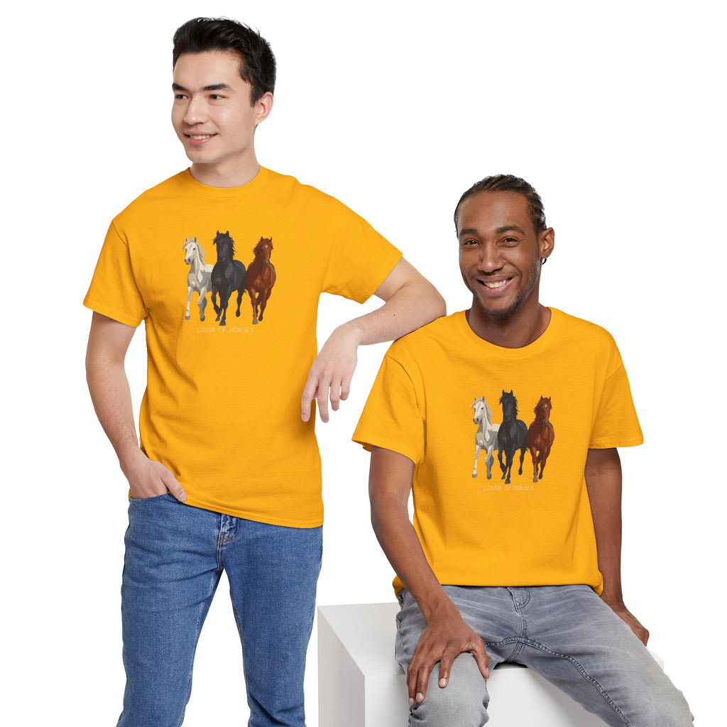 T-Shirt — Three Horses 'Love is Love' Pride Graphic Tee