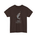 Fishing T‑Shirt — Leaping Trout 'Going for it' Graphic Tee