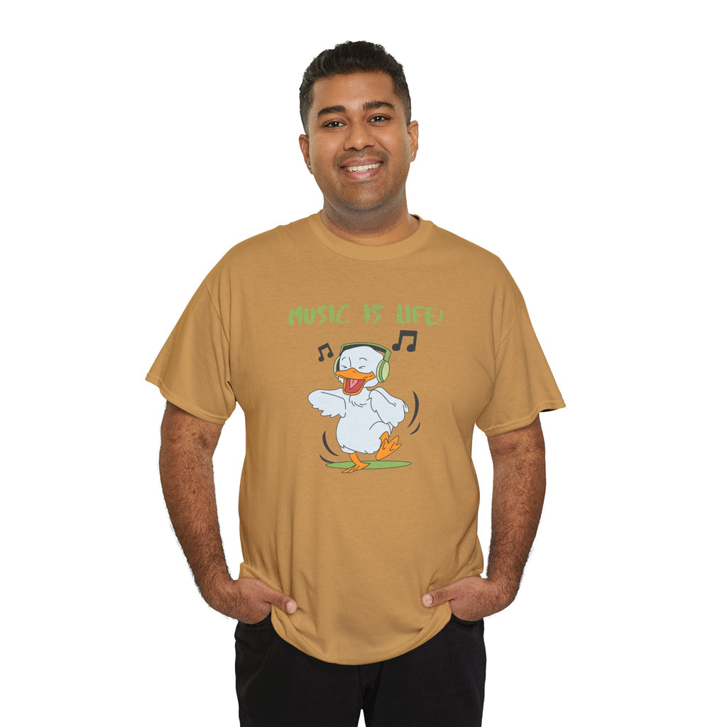 Music Is Life Duck T‑Shirt