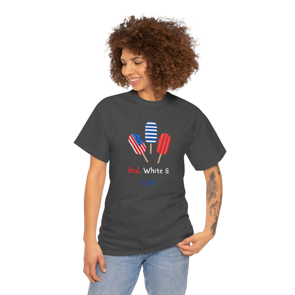 Patriotic Popsicle Tee – "Red, White & Cool" 4th of July T-Shirt