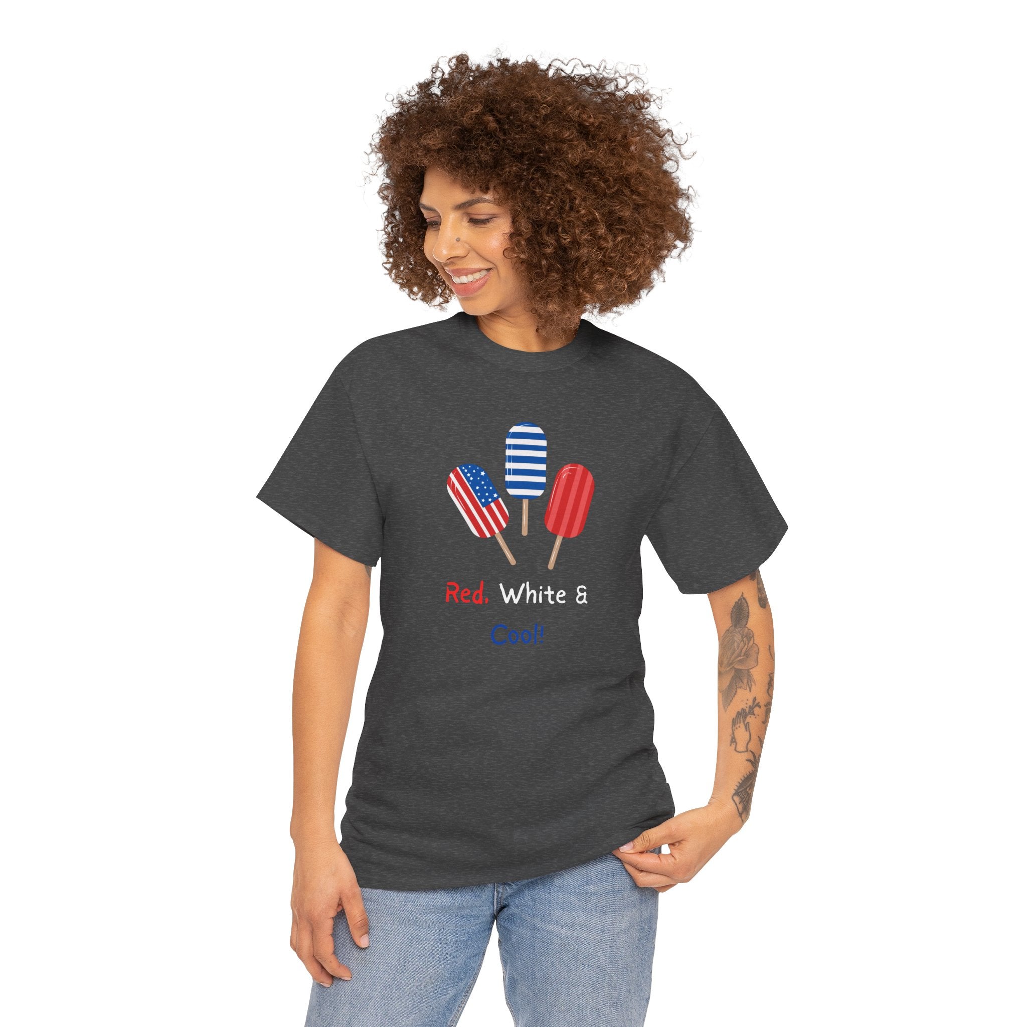 Patriotic Popsicle Tee – "Red, White & Cool" 4th of July T-Shirt