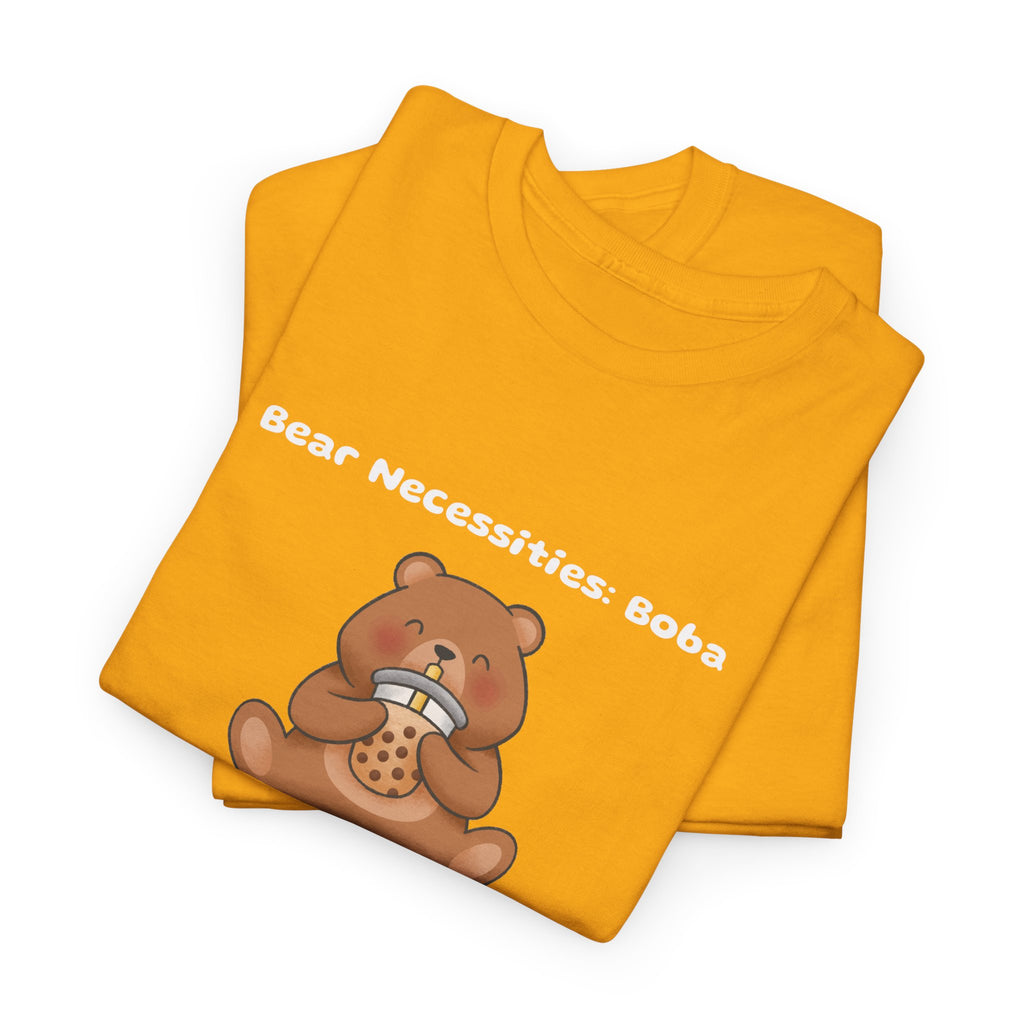 Bear Necessities: Boba Tee — Cute Bubble Tea Bear Graphic T-Shirt