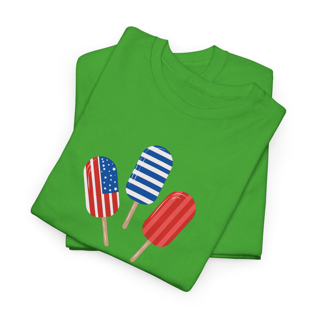 Patriotic Popsicle Tee – "Red, White & Cool" 4th of July T-Shirt