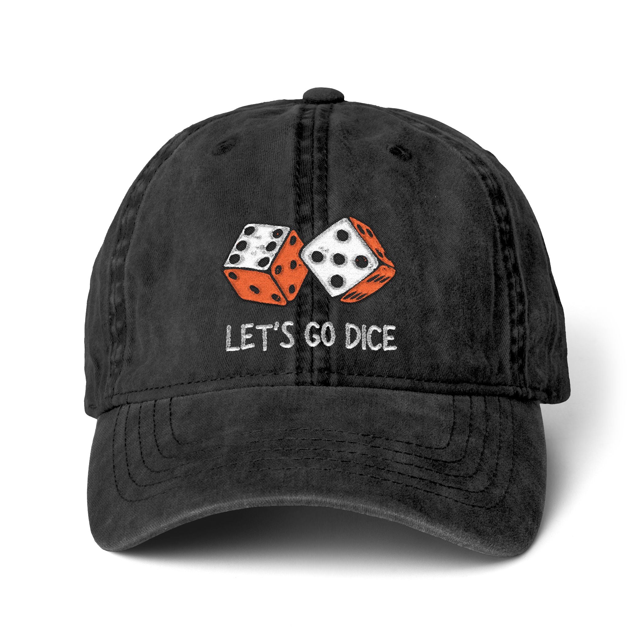 Women's Pigment-Dyed Cap with Fashion Undervisor (Embroidery)