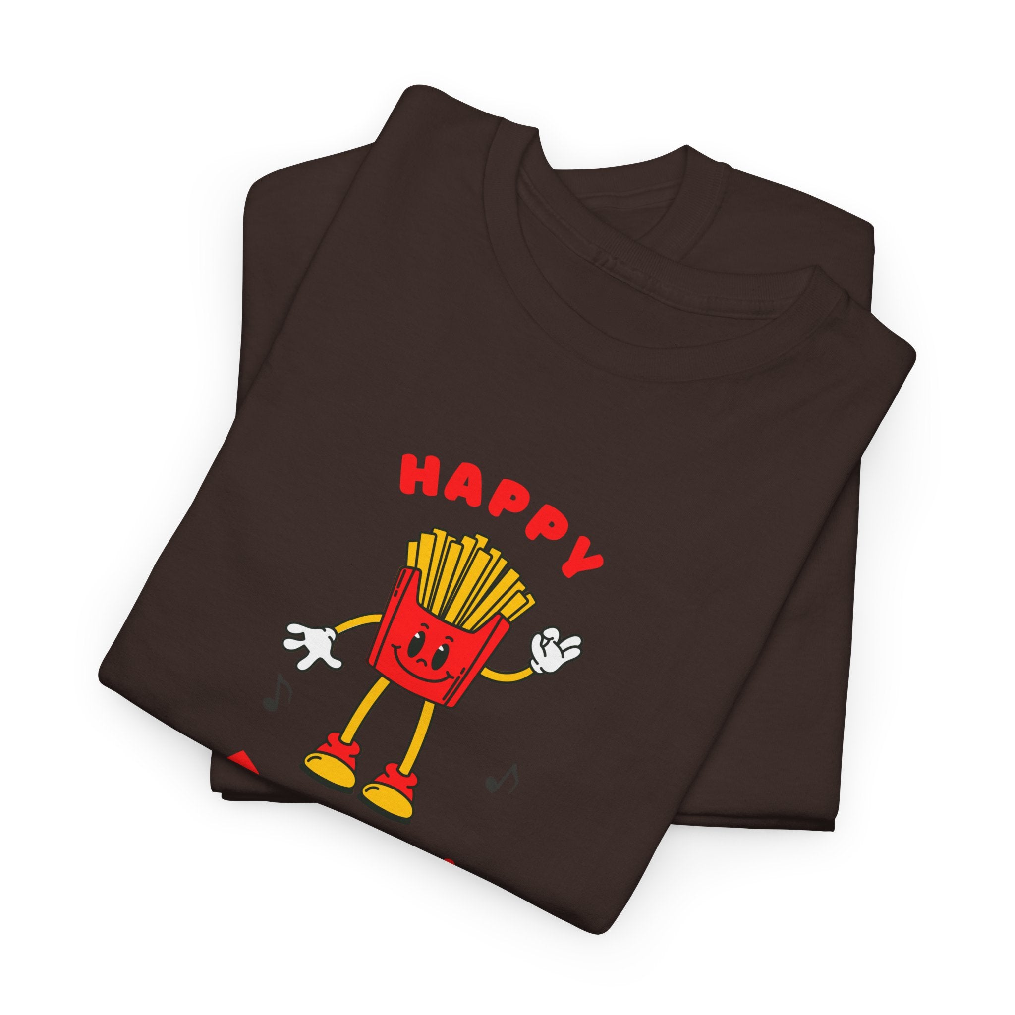 Happy Fry-Day T-Shirt — Cute Dancing Fries Graphic Tee