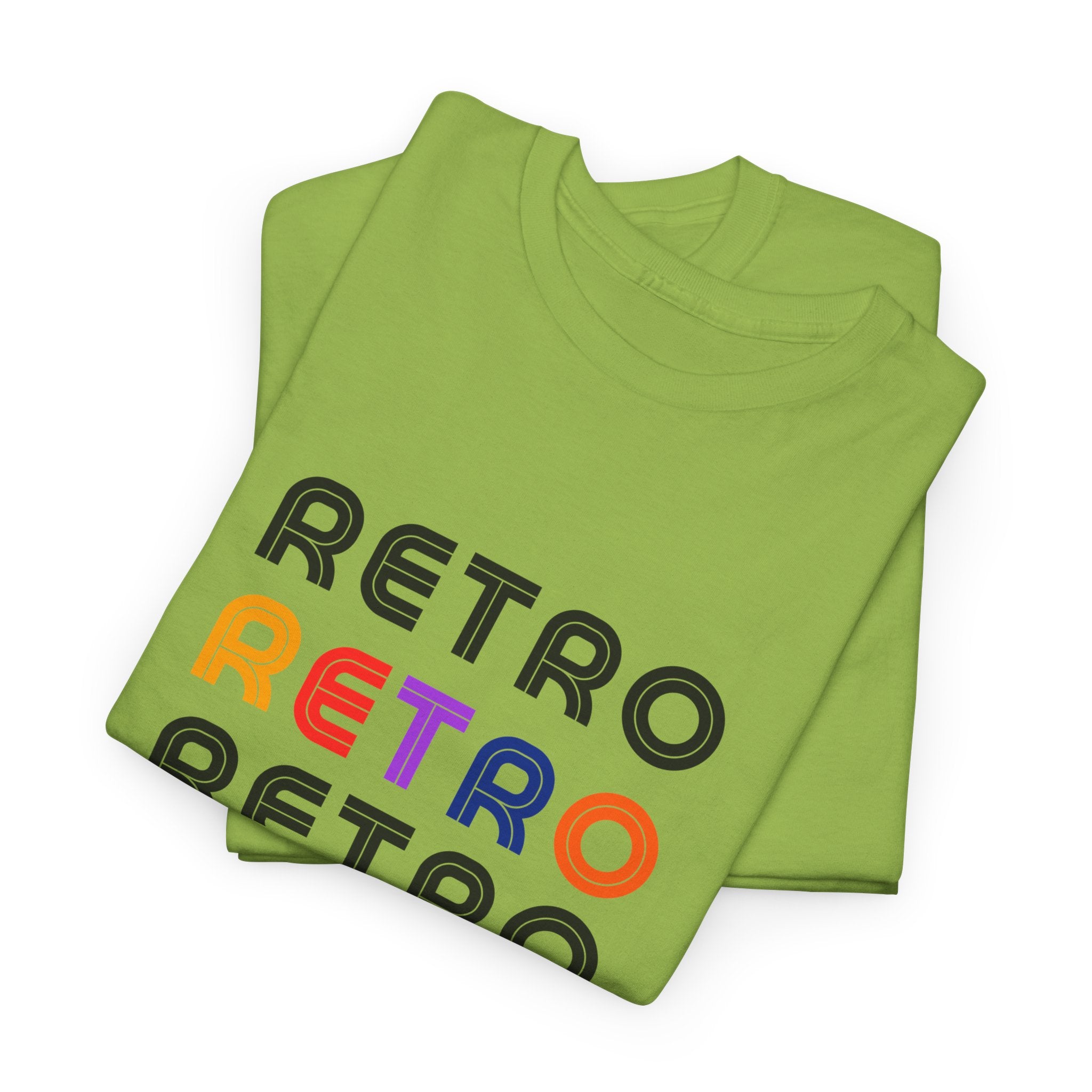 Retro Repeat Tee — Vintage 1980s-Inspired Graphic T-Shirt