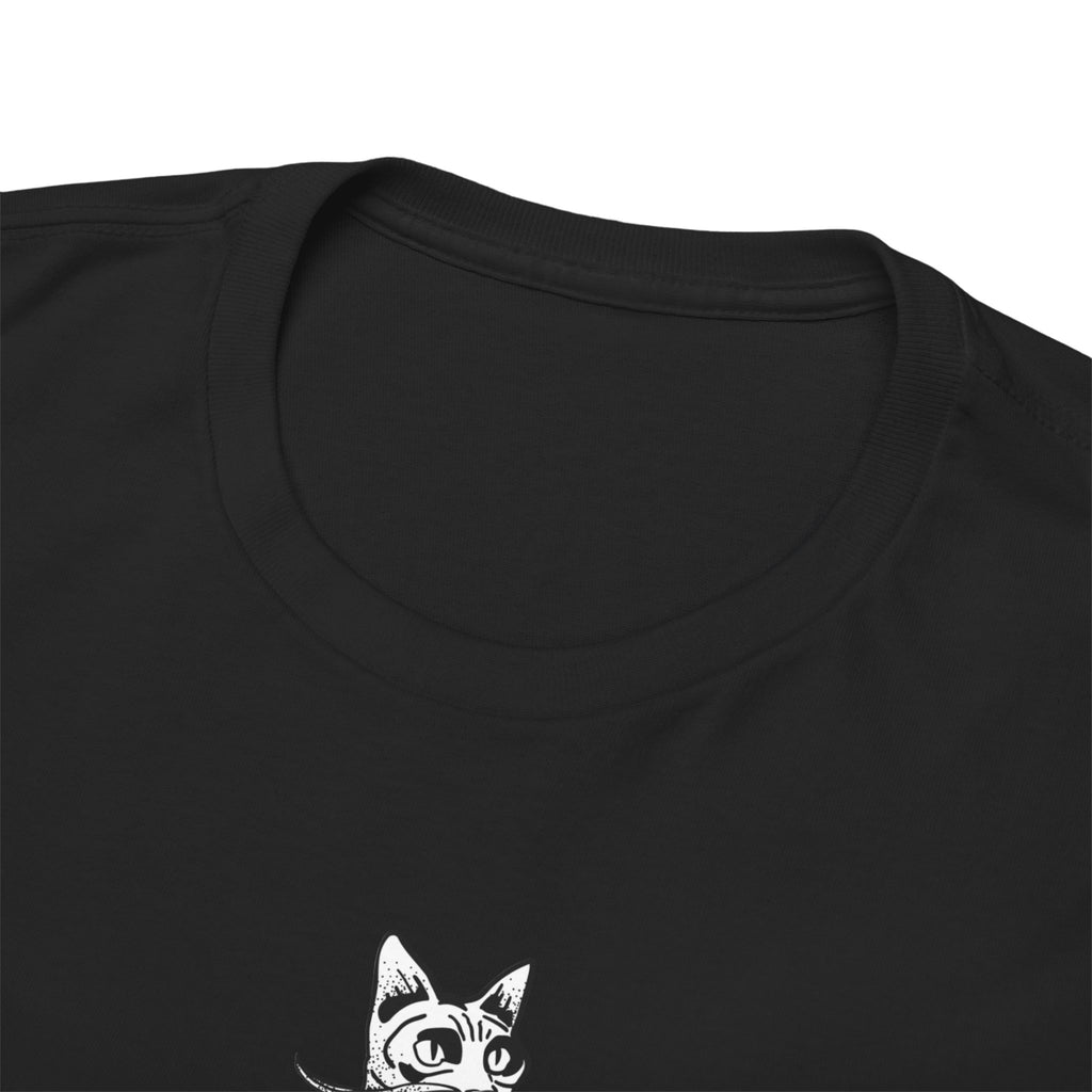 T-Shirt — 'Wine because adulting is so hard' Cat Wine Graphic Tee