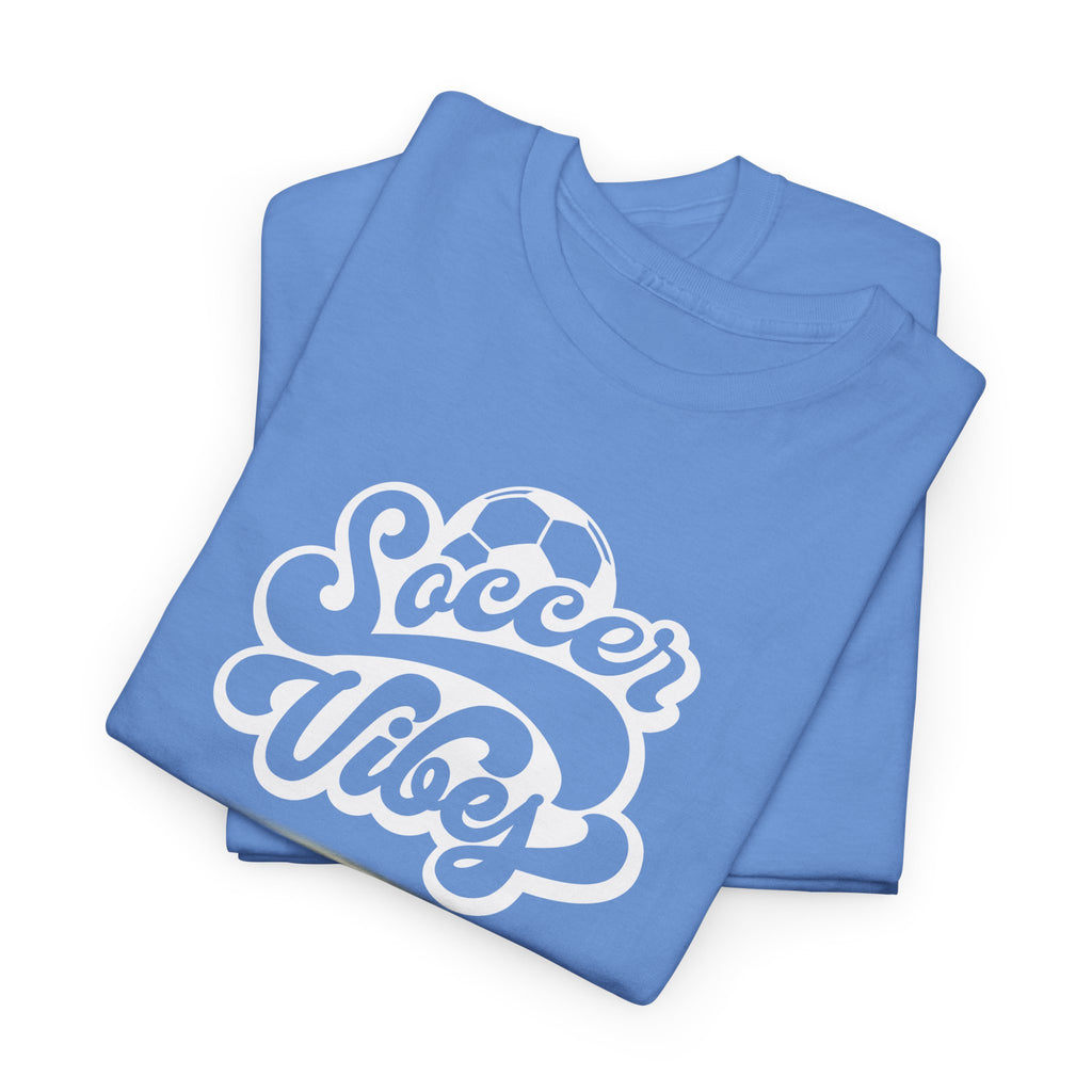 Soccer Vibes T-Shirt — Retro Script Soccer Tee