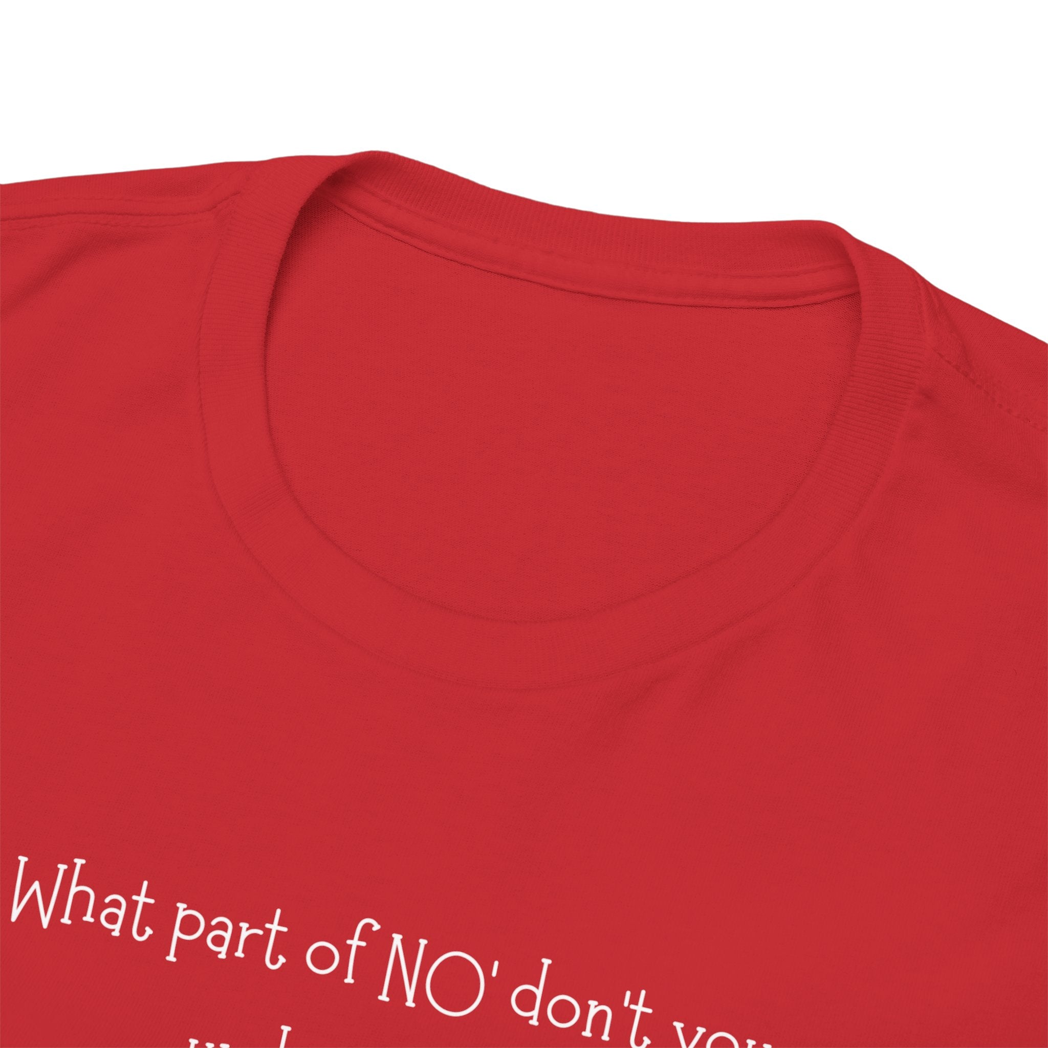 Duck Cartoon Tee – “What part of NO? don’t you understand?" Funny Graphic T‑Shirt