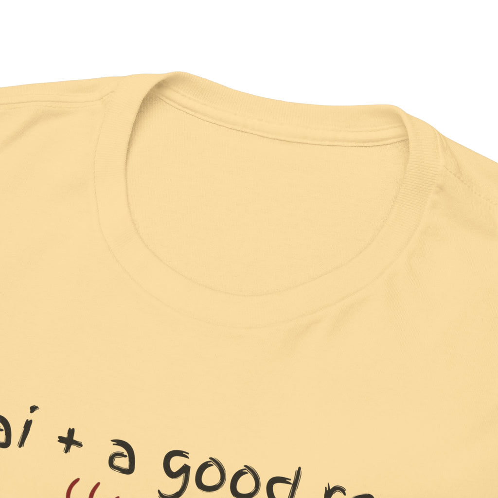 Chai + A Good Read T-Shirt — Tea & Books Graphic Tee for Book Lovers