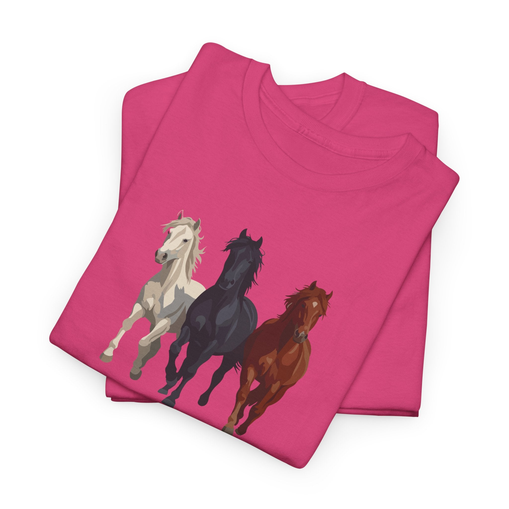 T-Shirt — Three Horses 'Love is Love' Pride Graphic Tee