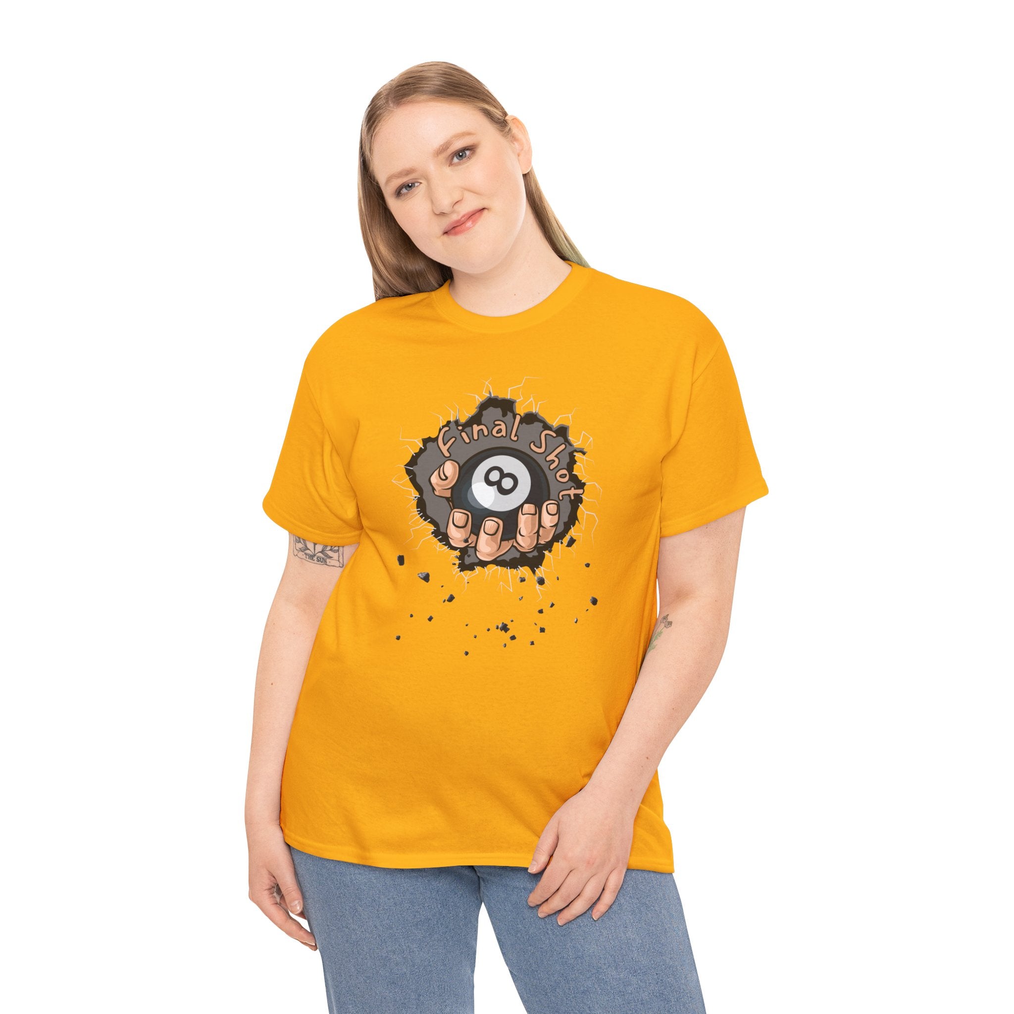 Eight Ball Pocket Tee — "Final Say" Billiards Graphic Shirt