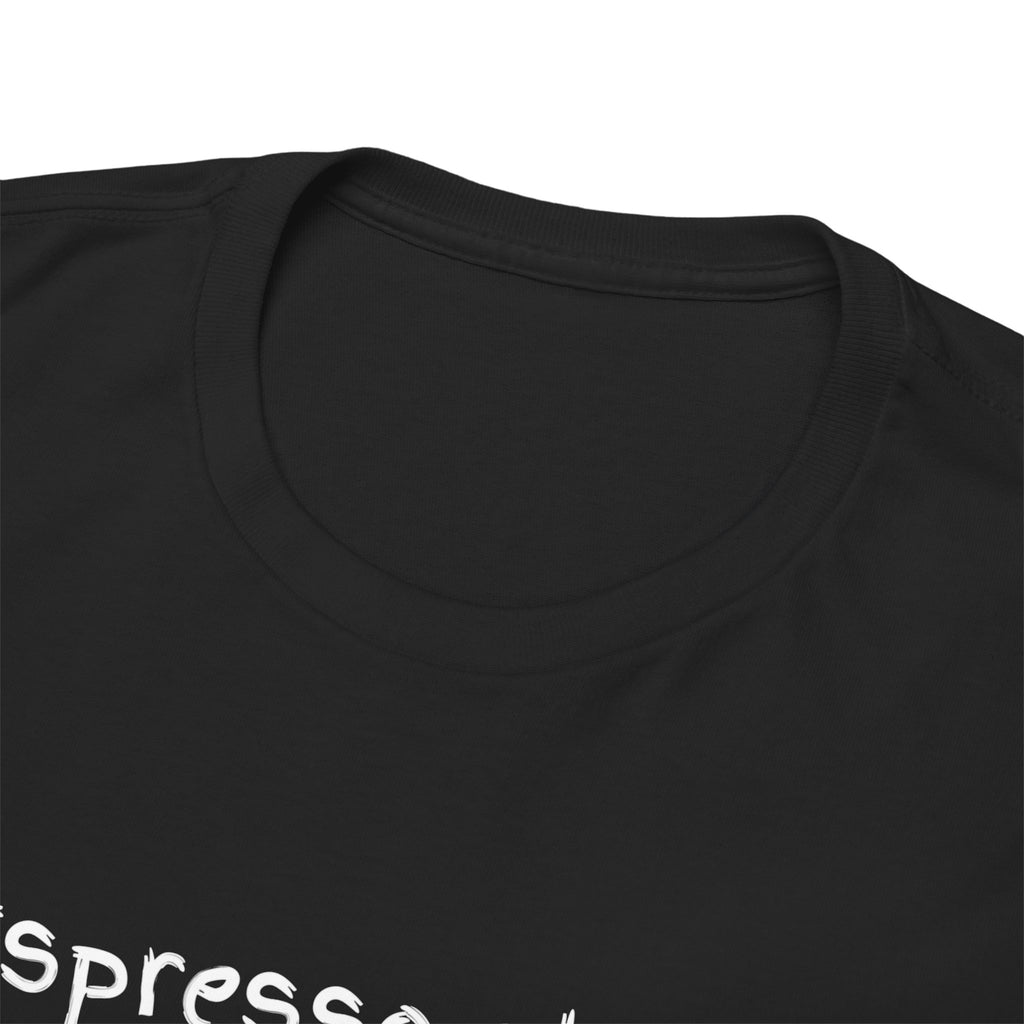 Espresso Shots T‑Shirt — Minimal Coffee Lover Tee