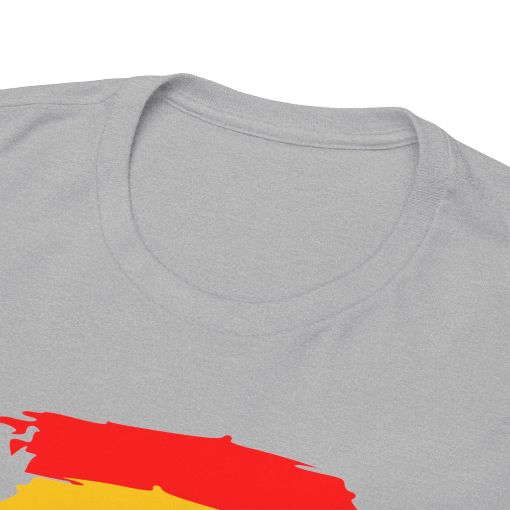 Juneteenth Graphic Tee — Rasta Flag Brushstroke Design