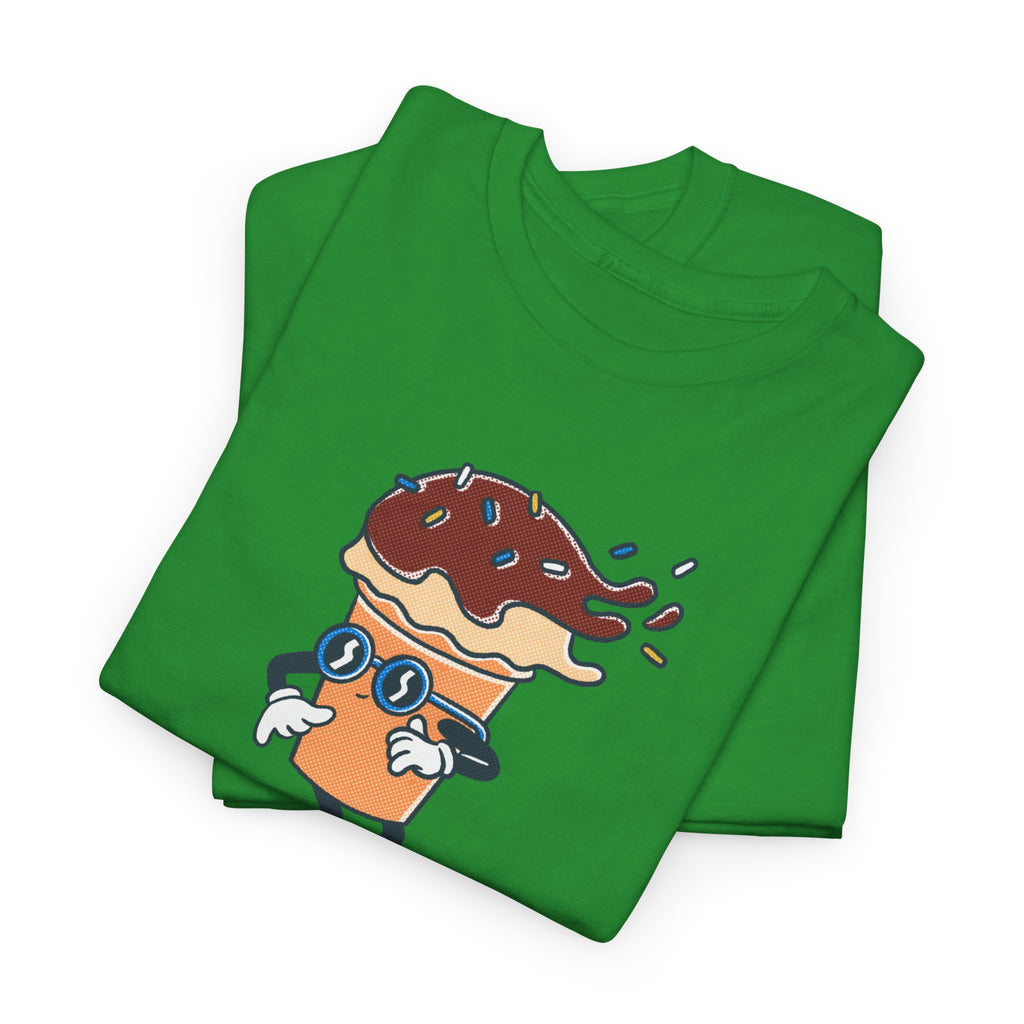 Donut Skateboard Cartoon Tee — "Can’t Stop Me" Graphic T-Shirt