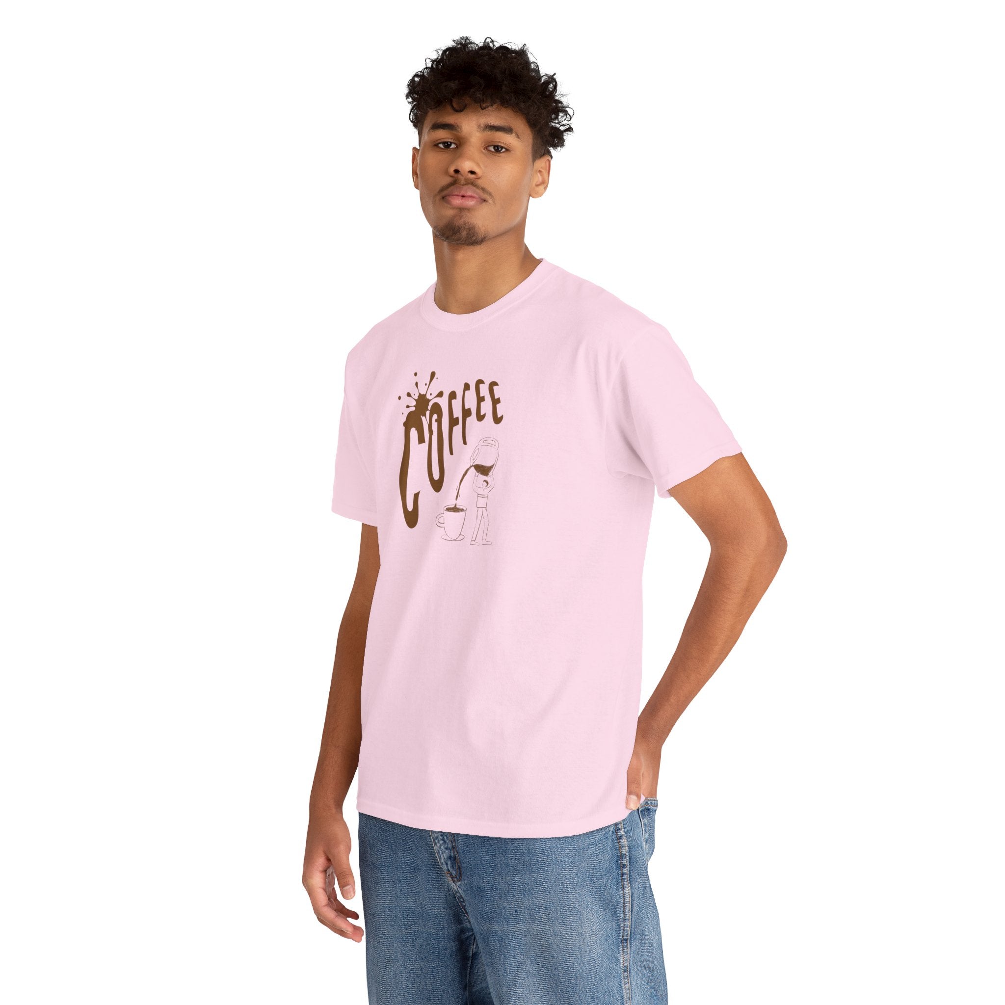 Coffee Splash T‑Shirt — Retro Coffee Typography Tee