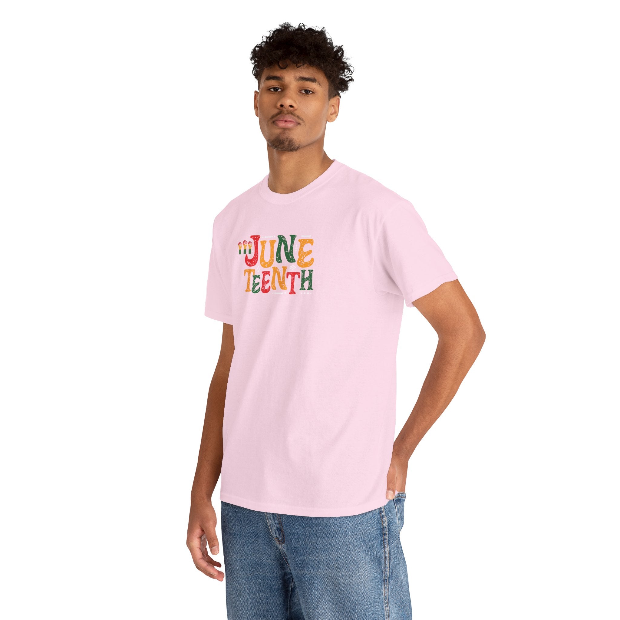 Juneteenth Graphic T-Shirt — Colorful Retro "Juneteenth" Tee (Jun 19 Celebration)