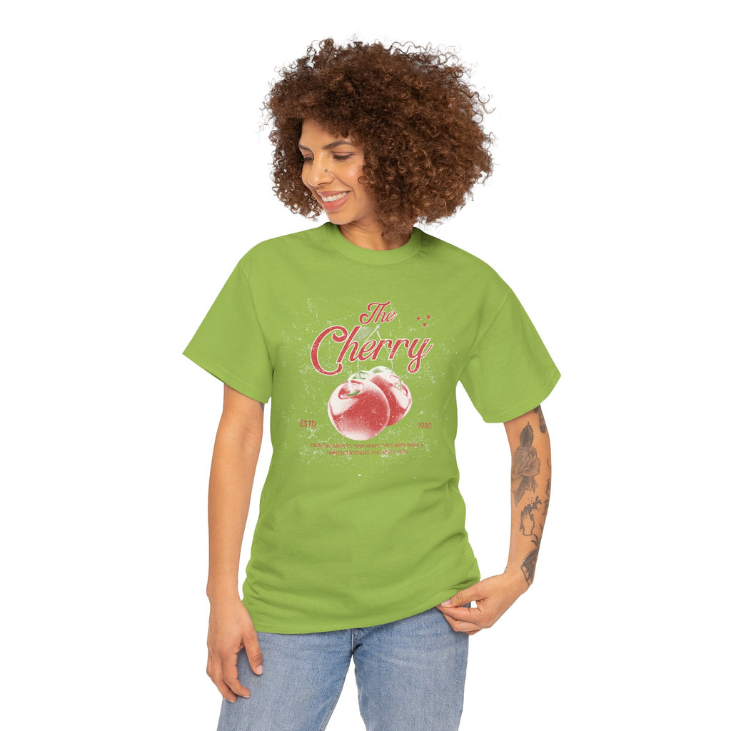 Cherry Vintage Graphic Tee — "I’m Cherry" Retro Fruit T-Shirt