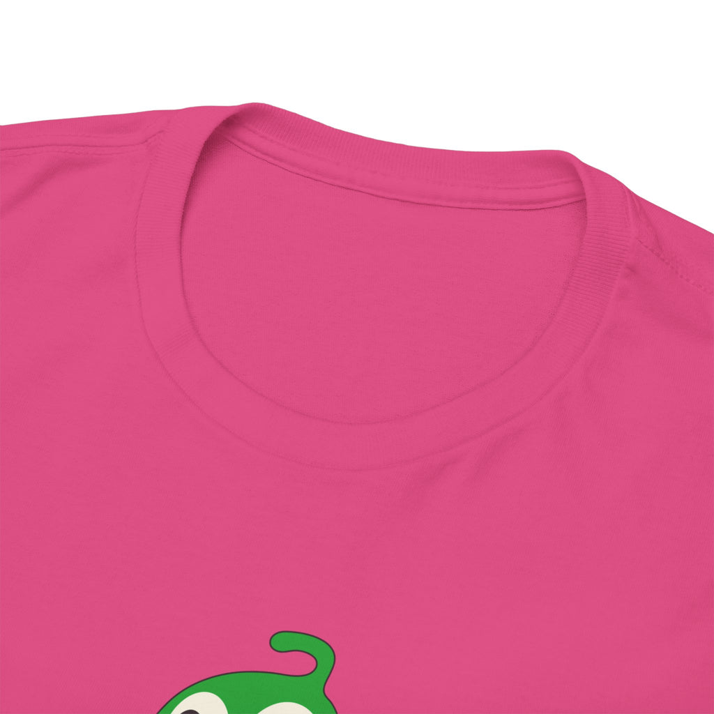 Screaming Internally Tee — Cute Green Monster Graphic Shirt