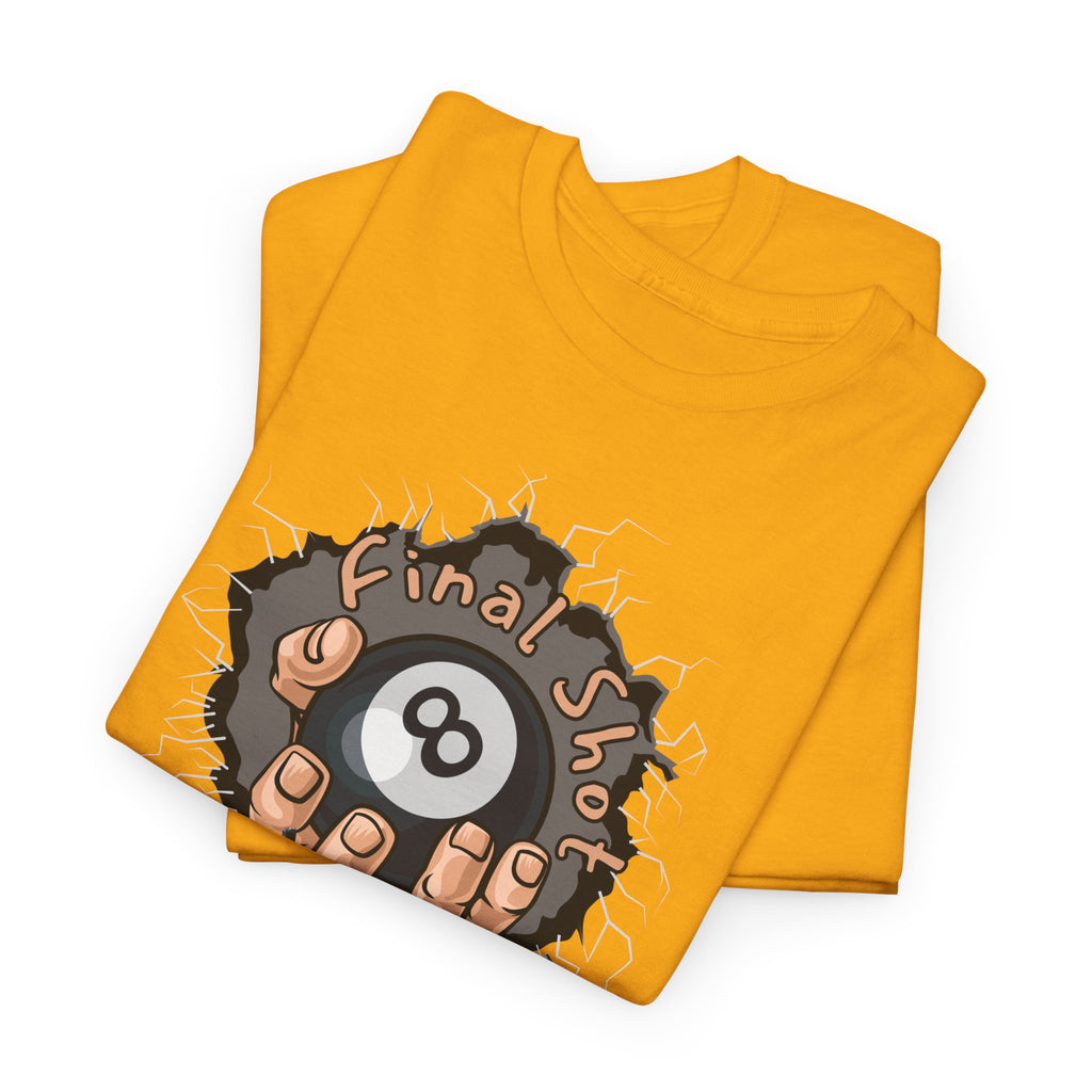 Eight Ball Pocket Tee — "Final Say" Billiards Graphic Shirt