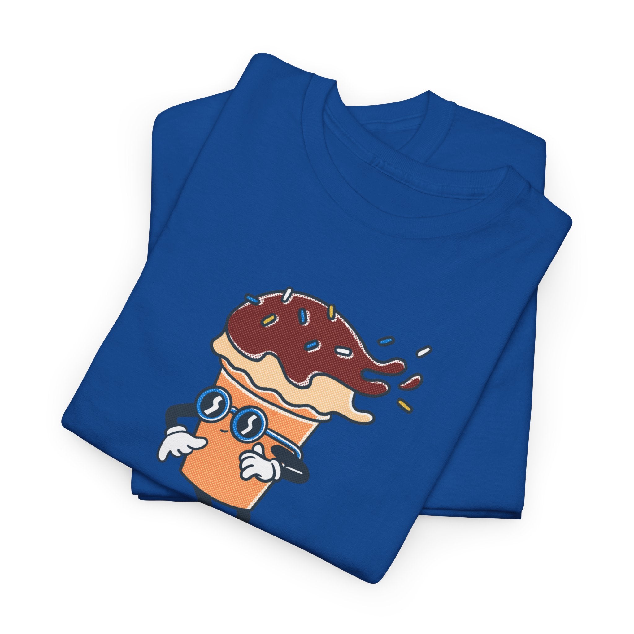 Donut Skateboard Cartoon Tee — "Can’t Stop Me" Graphic T-Shirt