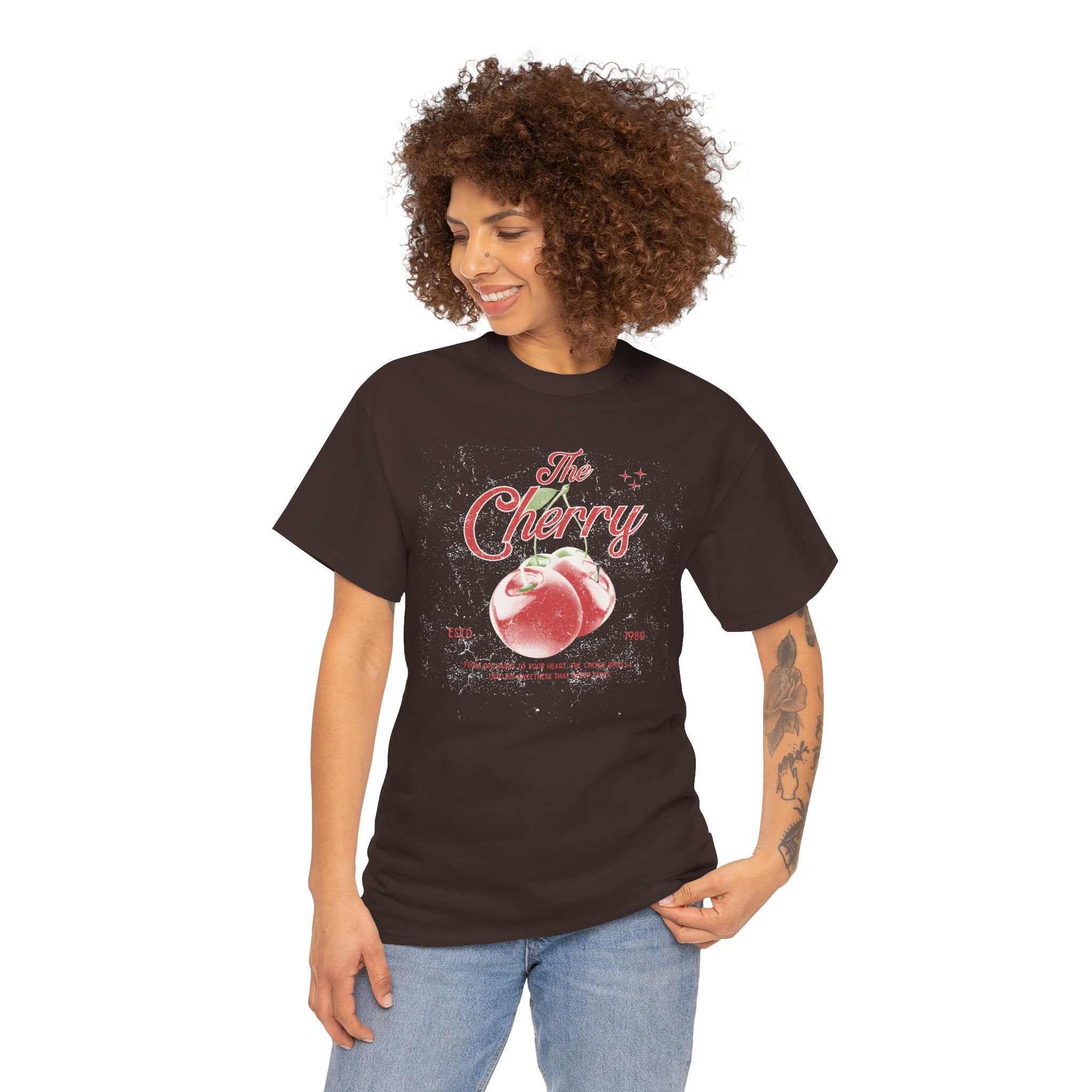 Cherry Vintage Graphic Tee — "I’m Cherry" Retro Fruit T-Shirt