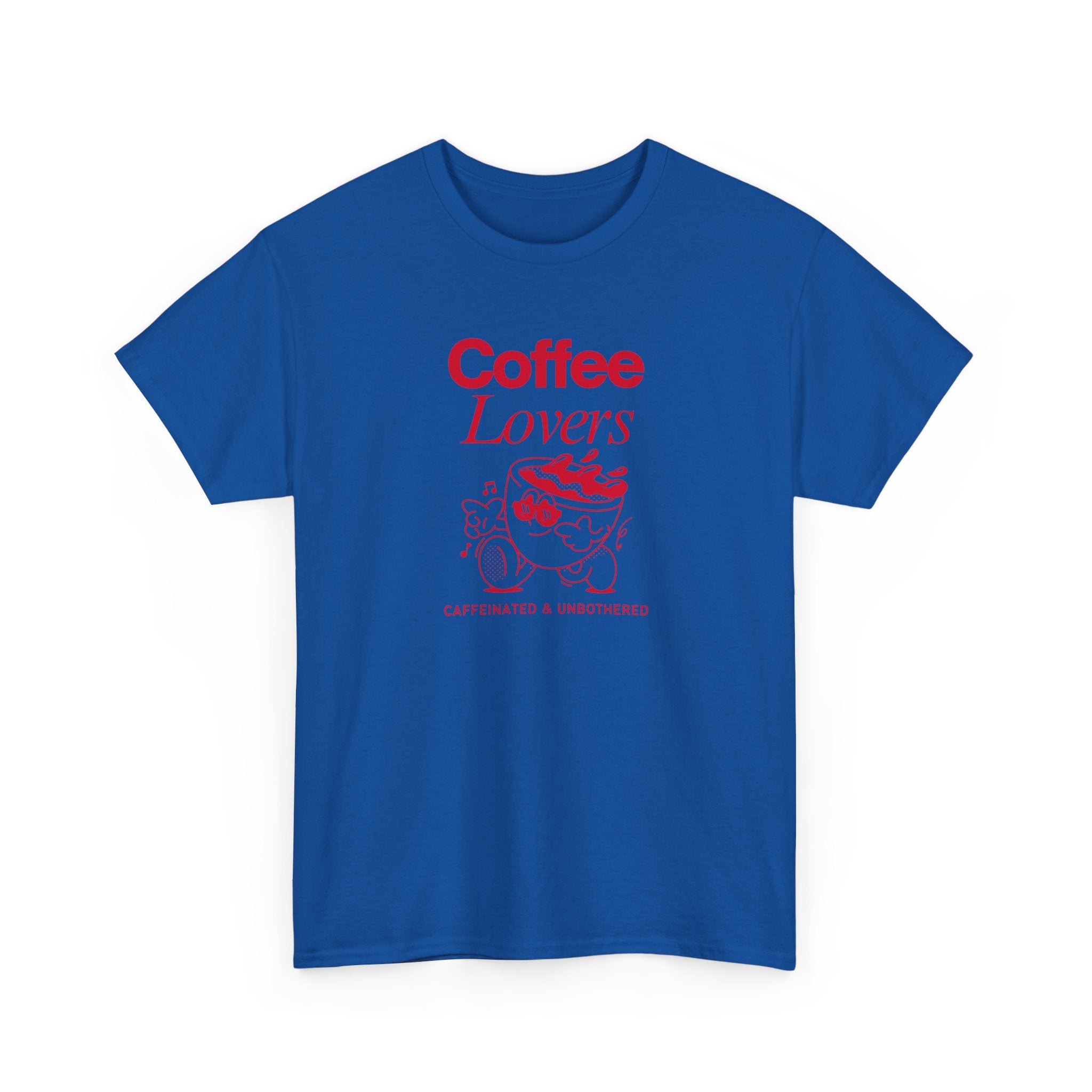 Coffee Lovers T-Shirt — Cute Red Coffee Cup Graphic Tee