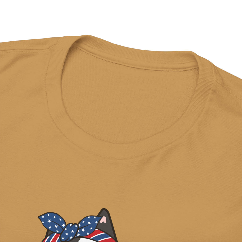 Cat Birthday Tee — "A Purr-fect Firecracker Was Born Today"