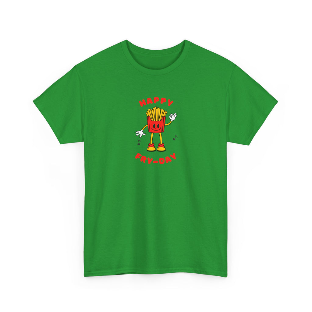 Happy Fry-Day T-Shirt — Cute Dancing Fries Graphic Tee