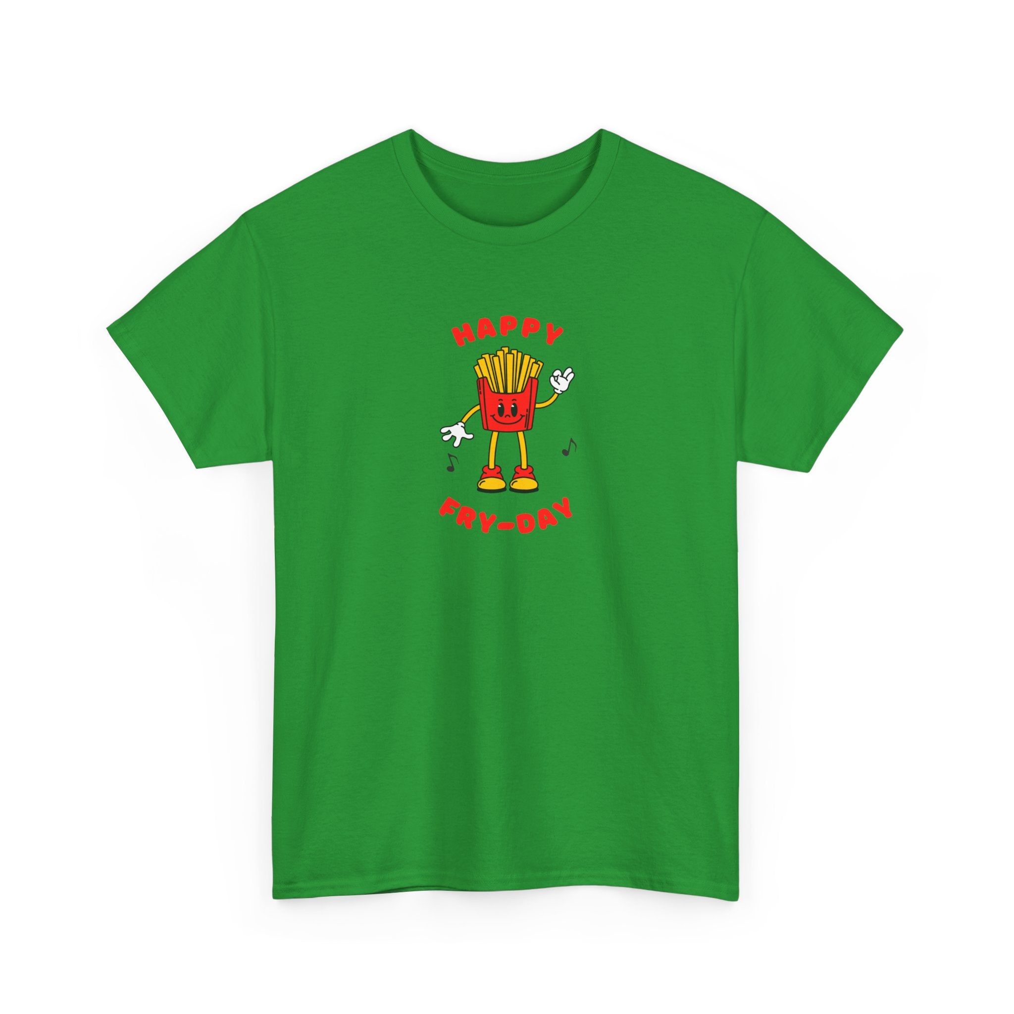 Happy Fry-Day T-Shirt — Cute Dancing Fries Graphic Tee