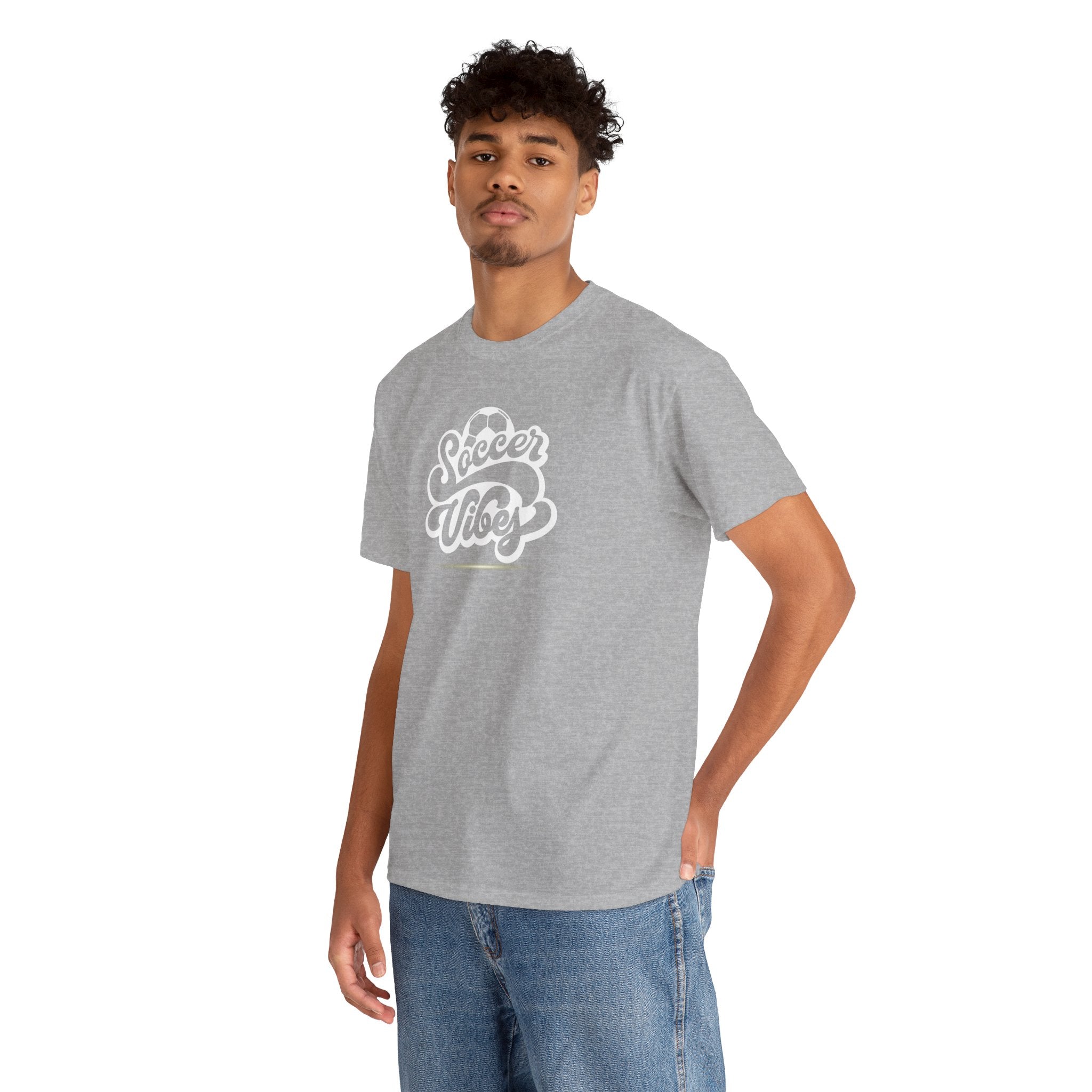 Soccer Vibes T-Shirt — Retro Script Soccer Tee