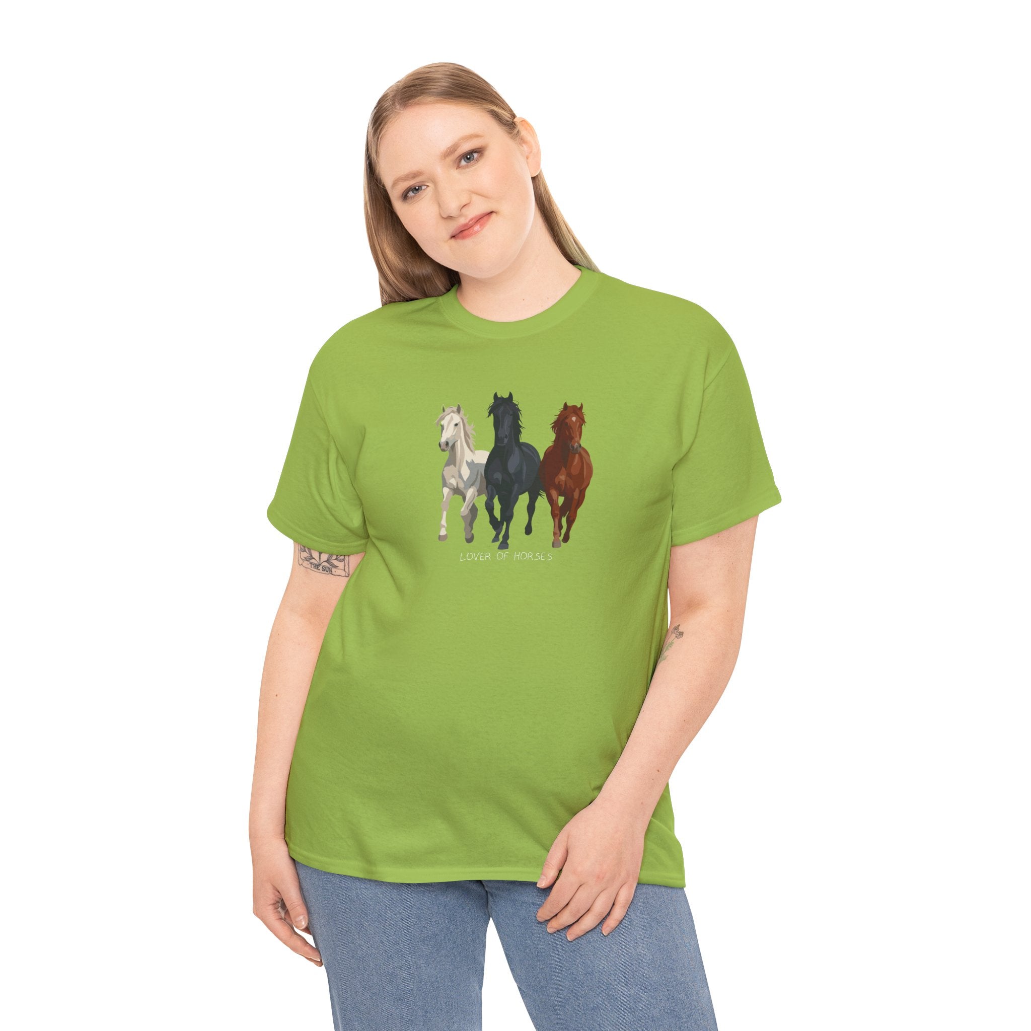 T-Shirt — Three Horses 'Love is Love' Pride Graphic Tee