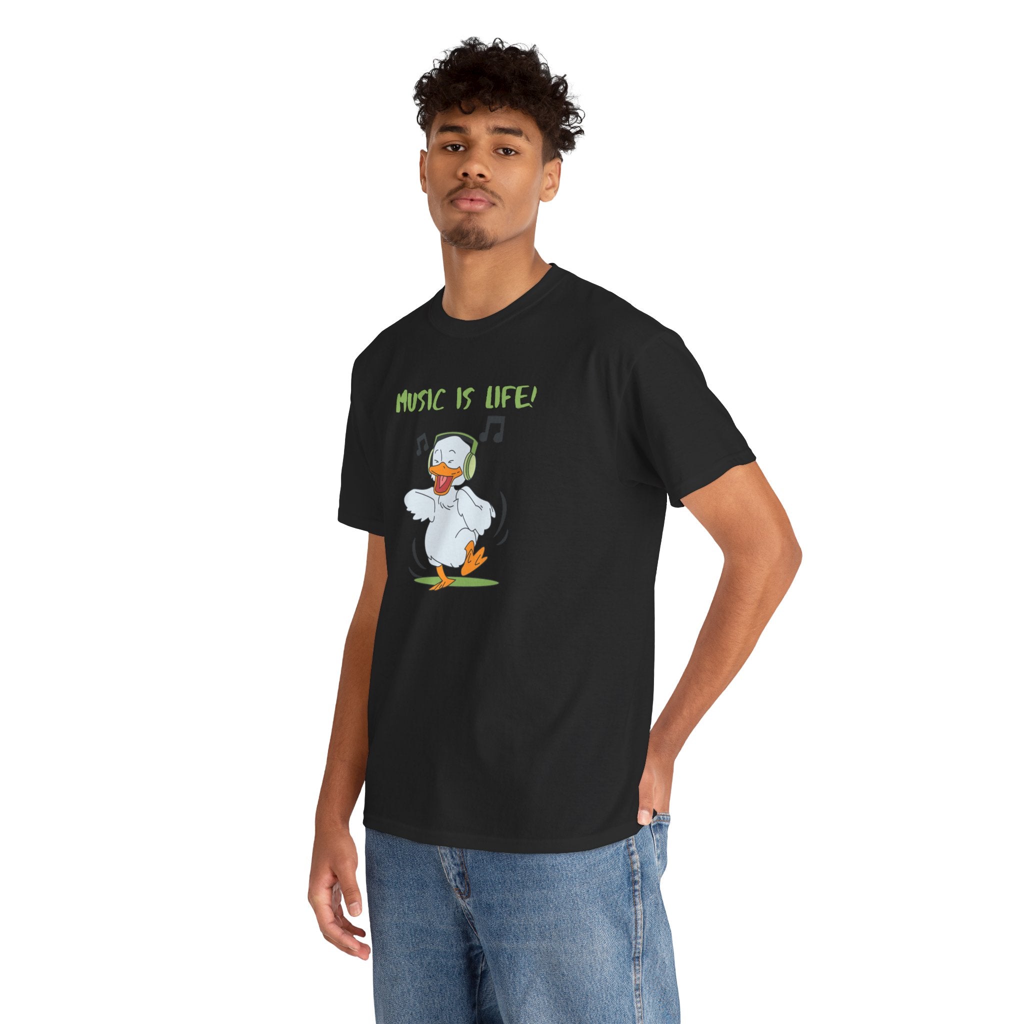 Music Is Life Duck T‑Shirt