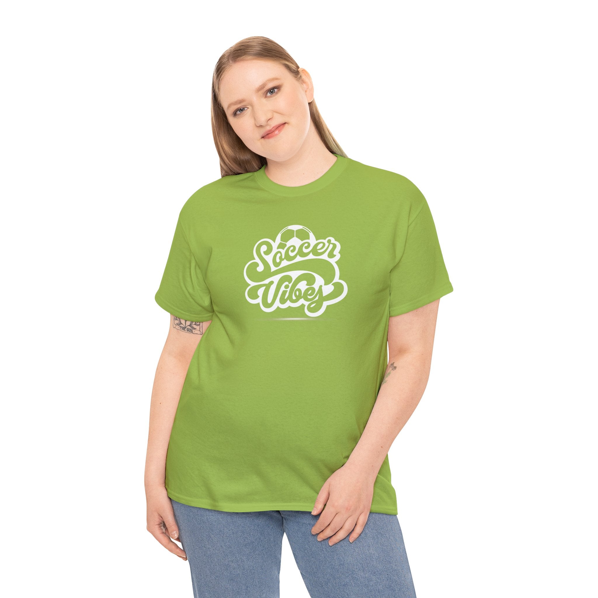 Soccer Vibes T-Shirt — Retro Script Soccer Tee