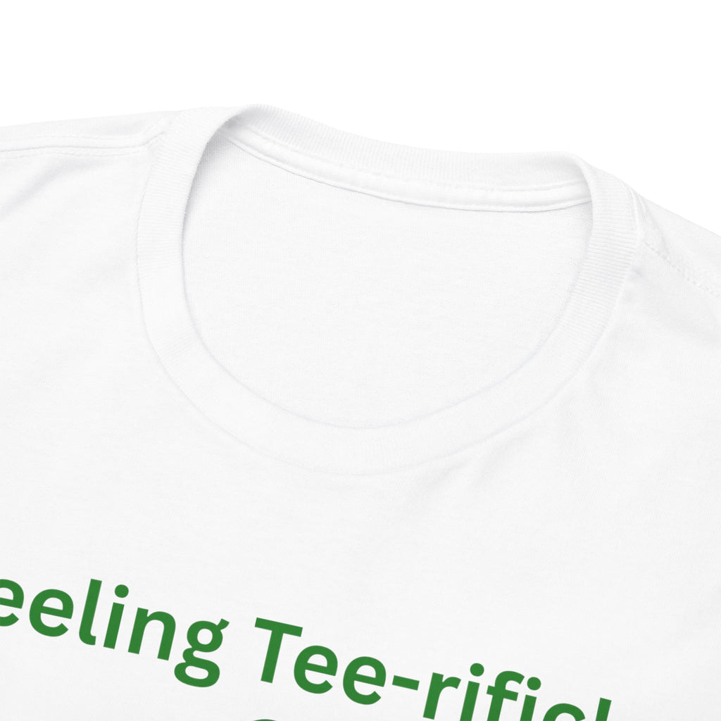 Golf Tee T-Shirt — "Feeling Tee-rific!" Vintage Golf Character Shirt