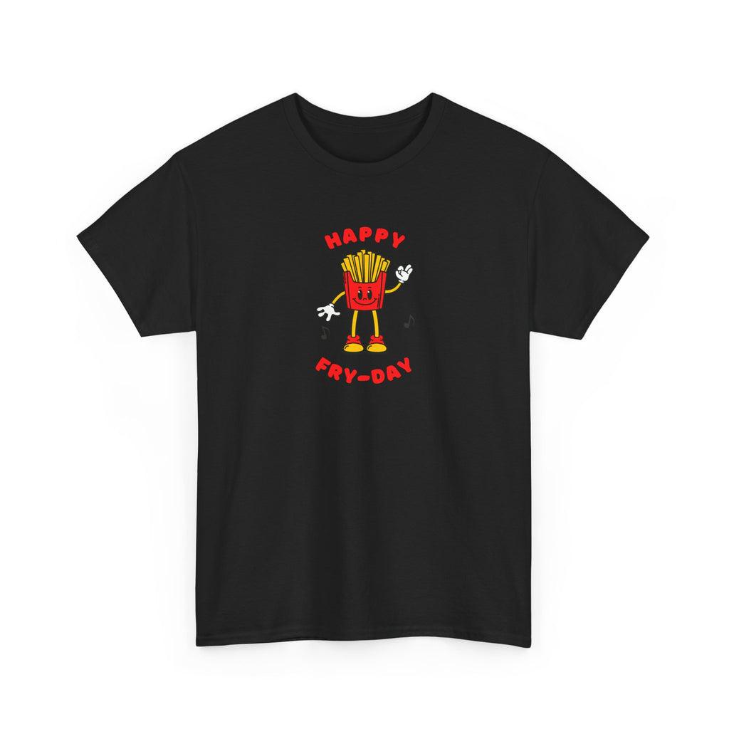 Happy Fry-Day T-Shirt — Cute Dancing Fries Graphic Tee