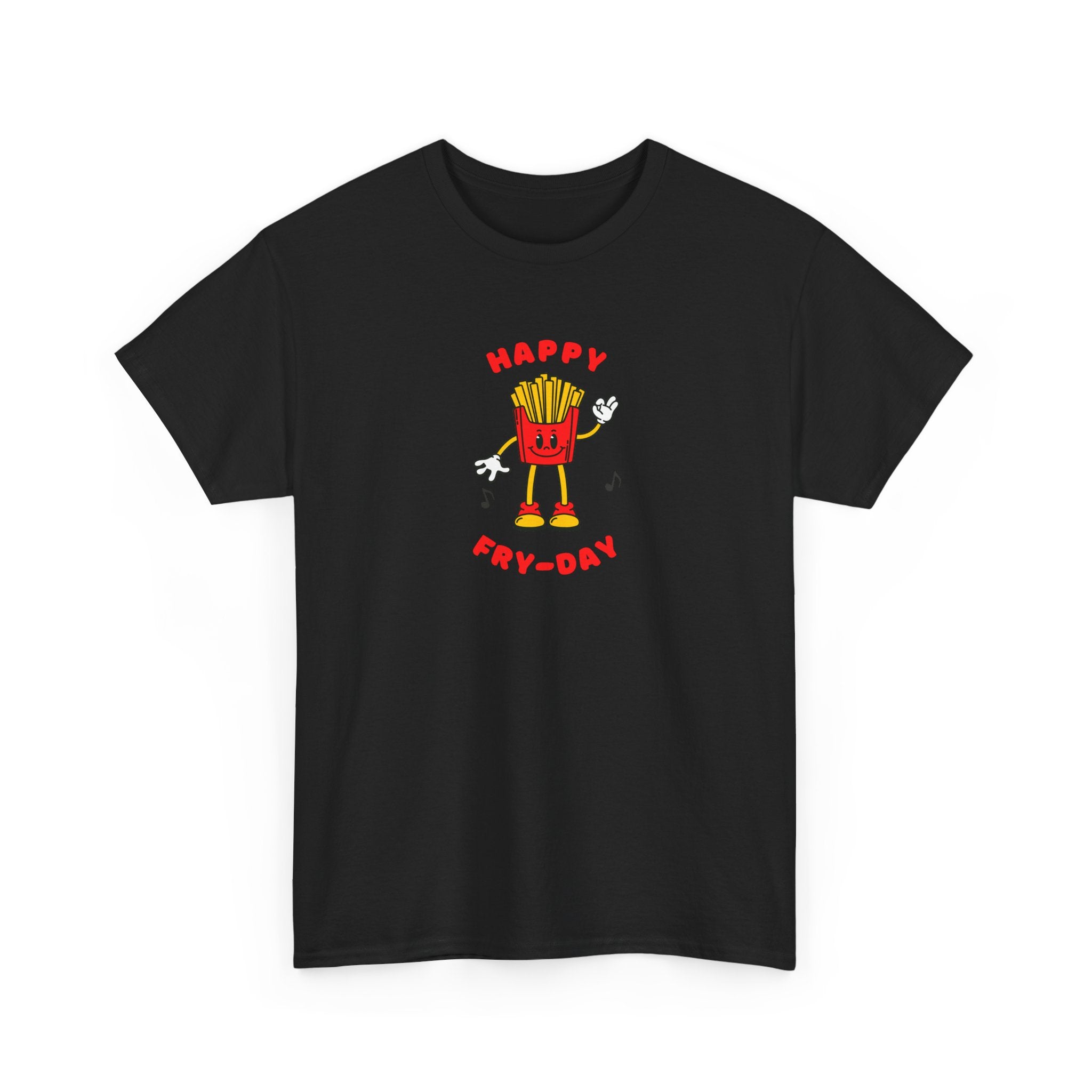 Happy Fry-Day T-Shirt — Cute Dancing Fries Graphic Tee