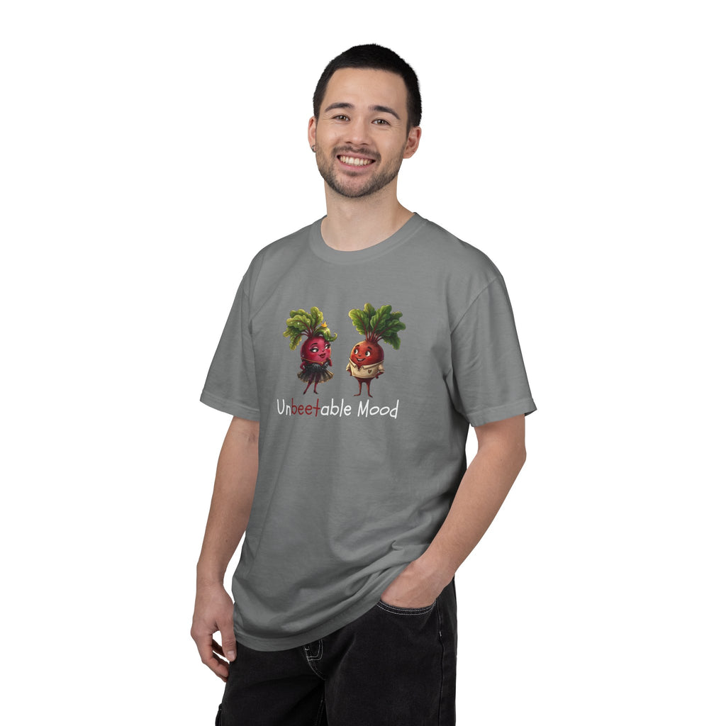 Unbeetable Mood T-Shirt — Cute Beet Characters Veggie Pun Tee