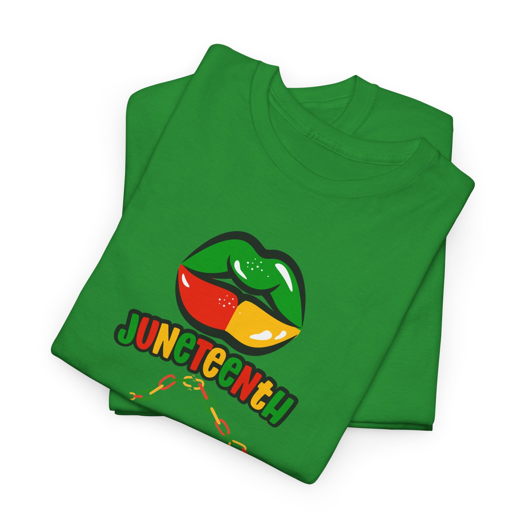 Juneteenth Lips Graphic Tee - Black History Celebration Shirt