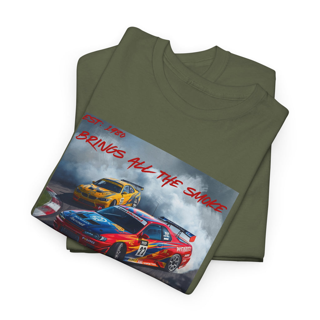 Race Car Drift Tee — 'Chasing All The Glory' Graphic Racing T‑Shirt
