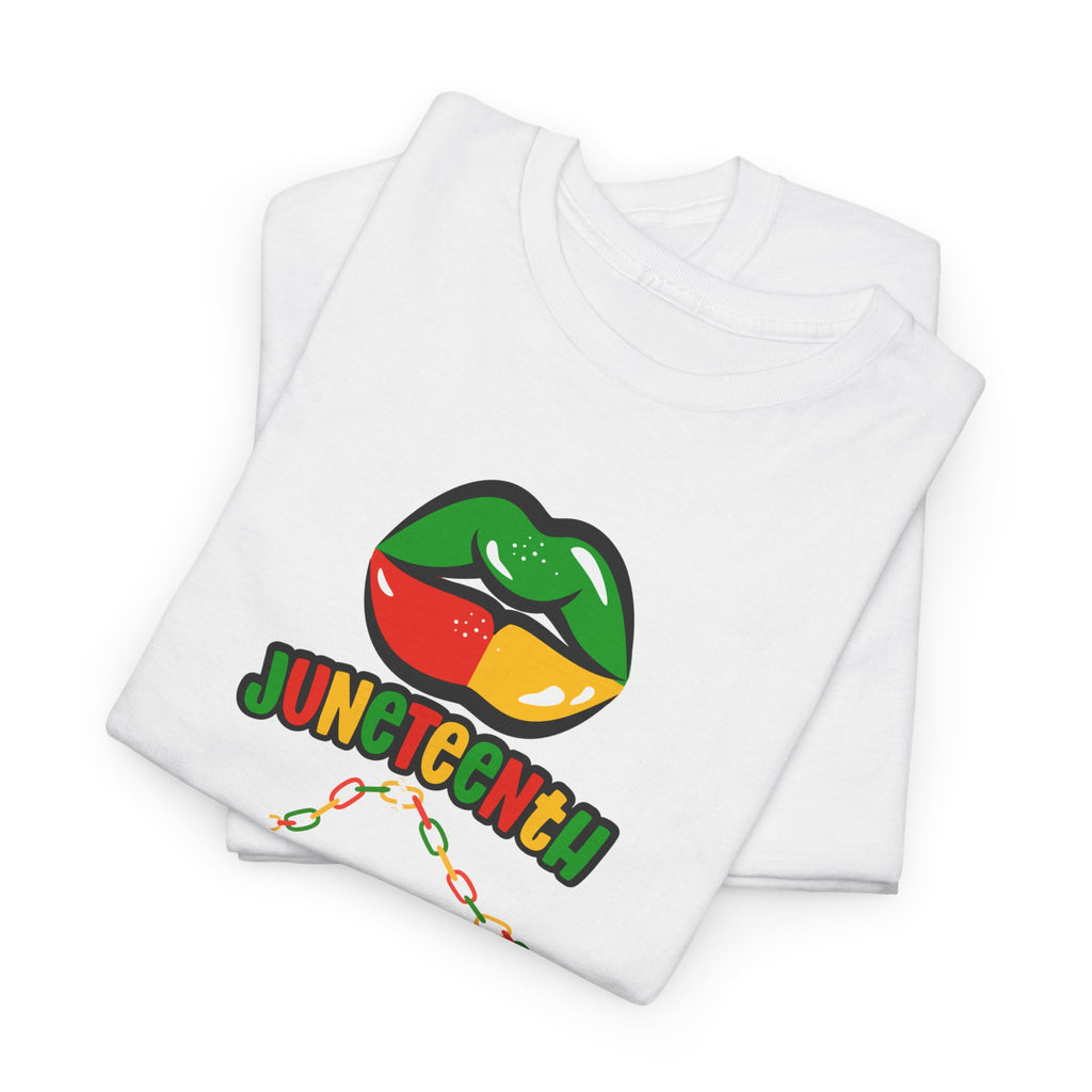 Juneteenth Lips Graphic Tee - Black History Celebration Shirt