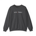 God + Family Crewneck Sweatshirt — Faith-Based Family Pullover