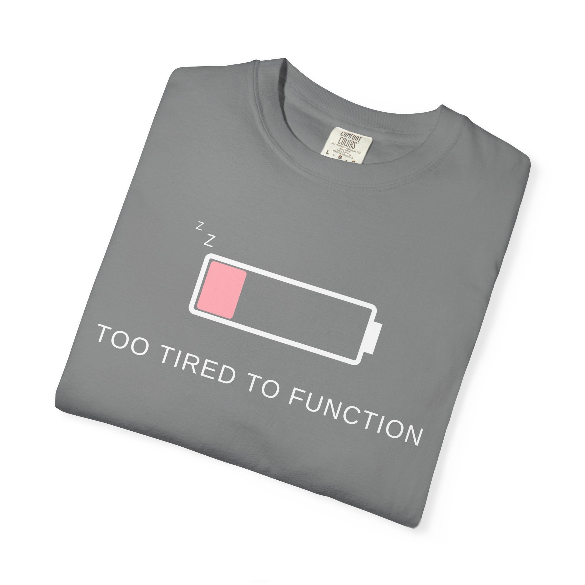 Comfort colors 1717 Template 1768152578372-pink-too-tired-to-funkion