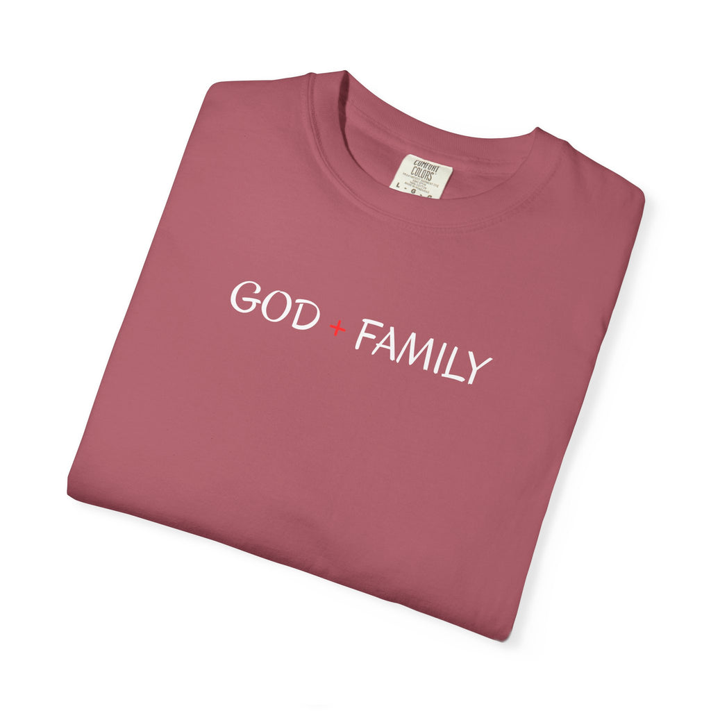 God Family T-Shirt — Faith & Family Garment-Dyed Tee